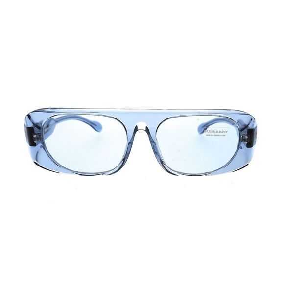Burberry 0BE4322 388372 Transparent Blue Square Sunglasses - Picture 2 of 5